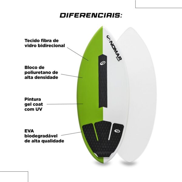 prancha nomar skimboard iniciante modelo pequeno 1,10 (cópia)