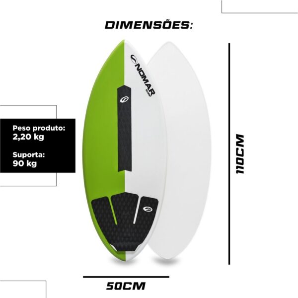 prancha nomar skimboard iniciante modelo pequeno 1,10 (cópia)