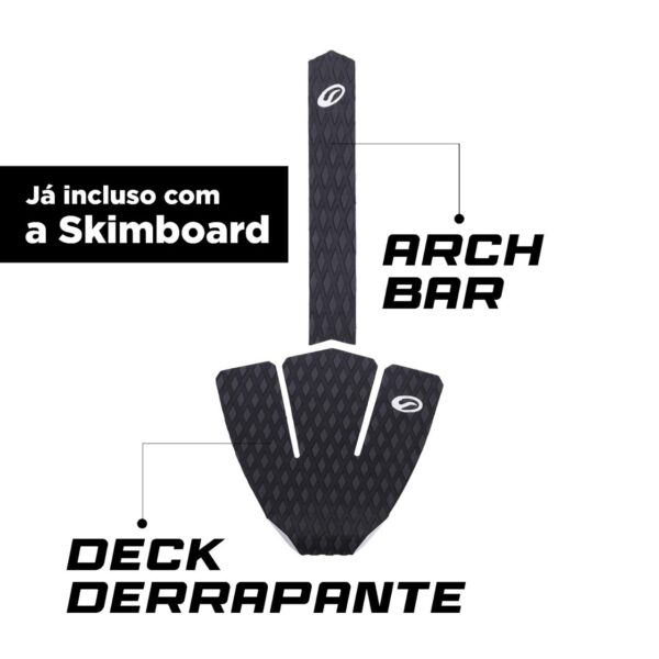 prancha nomar skimboard iniciante modelo pequeno 1,10